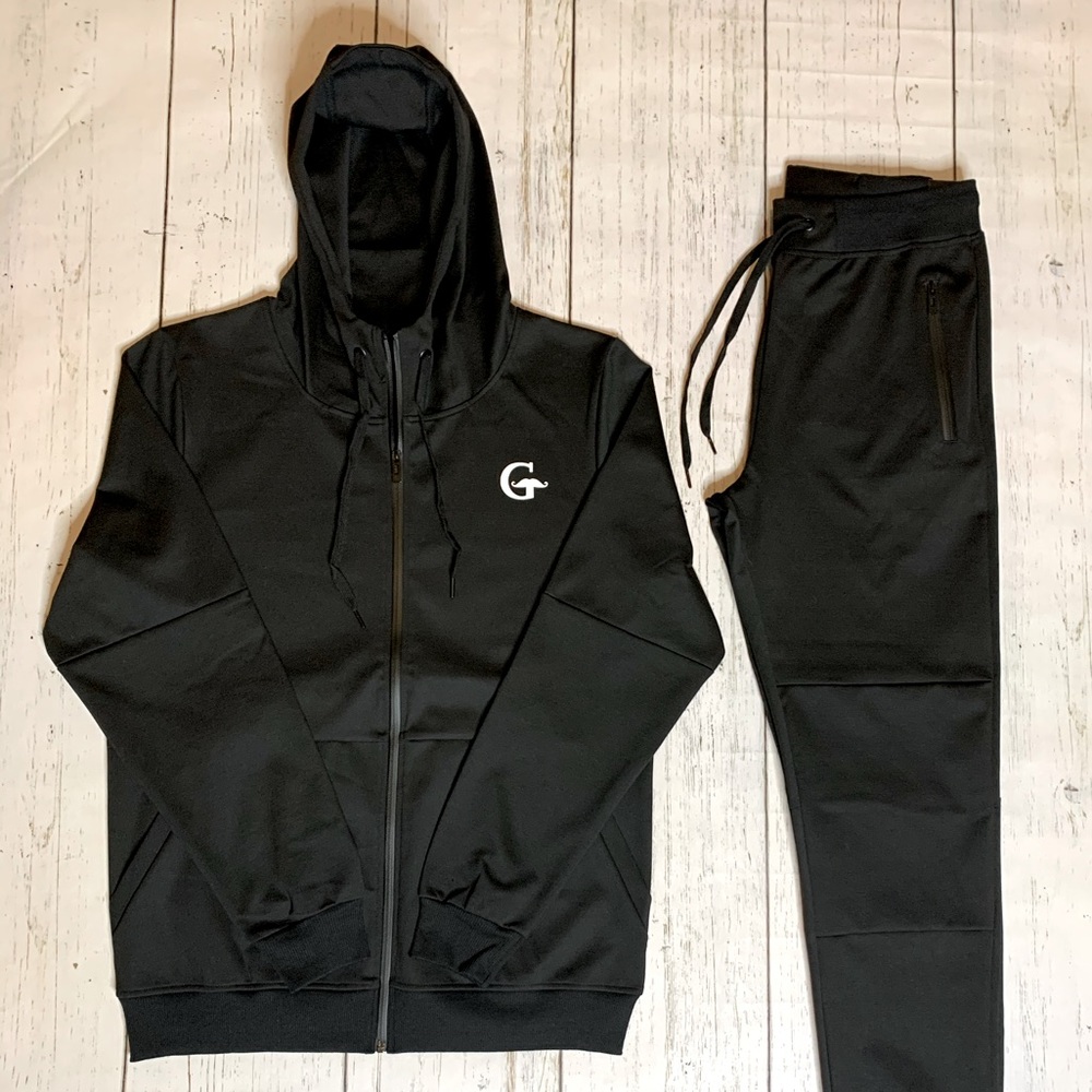 Gentleman Apparels Black & White Tracksuit